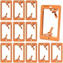 12 Pcs Low Voltage Mounting Bracket for Single Gang Wall Plate
