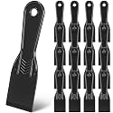 12 Pcs Plastic Putty Knife 2" Flexible Putty Knife Scraper, Black