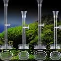 Potchen 12 PC Shrimp Feeder Dish and Tube, 4 Acrylic Tubes 8 Glass Bowls