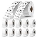 12 Roll Compatible with Dymo LabelWriter 30330 White Return Address Labels