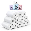 12 Rolls Instant Print Camera for Kids Refill Print Paper - Hikkon Thermal Print Paper Rolls Photo Print HD Printing for Most Kids Instant Camera - Paper Only(White-12)