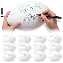 12 Set Autograph Football Blank Custom Football with Pump Needle