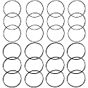 24pcs Float Bowl Gasket Air Cleaner Mount Gasket for 693981 1/16" Thick 796610 1/26" 280492 80492 084132 084133 084232 084332 084333 091412
