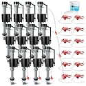 12 Sets Toilet Float Replacement Kit with 2 Inch Flapper Replacements