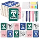 12 Sets Vet Tech Week Gifts Bulk Notebooks with Sticky Notes and Pens