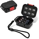 12 Slot Water-Resistant Memory Card Case Small SD MicroSD Card Holder