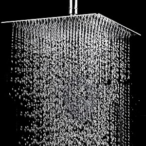 12 x 12 inch rain shower with 24 inch shower armstainless steel 304 shower head 12 inch lauxury bathroom shower shower head for bathroom 12 inch easy self installation 1 set silver