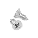 #4 x 1/4" Stainless Flat Head Phillips Wood Screw, (100 pc), 18-8 (304) Stainless Steel Screw by Bolt Dropper