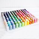 120 Color Set ThreadArt Machine Embroidery Thread, 500M, Black &amp; White