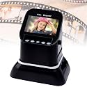 120 Film Slide Scanner 1080P LCD with 5-in-1 120 Film Support Converts 35mm/135/126/127 Negatives & Slides to Digital JPEG in High Resolution