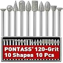120 Grit Diamond Grinding Bits,20 Pcs Stone Carving Drill Bits