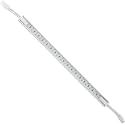 120 Line-Voltage LED Lighting - Cool (6,000k) - Dimmable - Under Cabinet and Furniture - 120v/110v - No Transformer Needed - (Cool White Light Ultra Thin 12" Strip White Plastic Cover)