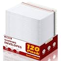 120 Pack White Rigid Mailers, 7"x4.35" Trading Card Shipping Envelopes for Collectors & Sellers, Perfect Size Shipping Envelopes for Mailing Semi-Rigid and standard rigid card protectors