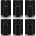 120 Pcs 2 Inch Clone Collars Neoprene Inserts Hydroponic Cloner, Black