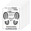 120 Pcs Paper Floor Mats for Cars, 16"x20" Disposable Car Floor Mats
