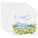 120 Sheets Square Watercolor Paper, 4 x 4 in, 140 Lb/300 GSM, Cold Press
