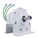 12000W Low RPM Permanent Magnet Generator, 3 Phase Gearless Permanent Magnet Generator 12V/24V/48V AC Alternator Water Wind Turbine Generator with Rectifier 48V