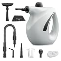 1200W Handheld Steam Cleaner, Portable Steamer for Cleaning with Detergent Container and Safety Lock, Pressurized Hand Held Steamer for Home, Kitchen, Bathroom, Car, Windows and Floors (gray)