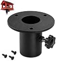 1202 Bird Feeder Pole Mount Flange Fit 1in Feeder Rod Top Installation