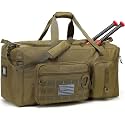120L Extra Large Baseball Duffle Bag for Adult Softball Gym Bag with Shoe Compartment, Sports Duffel Bat Equipment Bag Coach Team Catchers Gear Bag for Hockey Football Basketball Soccer, Brown