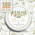 120pcs It's a Boy Blue Baby Shower Clothes Thank You Stickers Seals 2 Inch