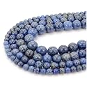120pcs Adabele Natural Blue Dumortierite Gemstone 6mm Round Beads