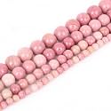 120pcs Adabele Natural Pink Rhodonite Gemstone 6mm Round Beads