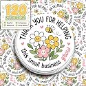 120pcs Thank You for Supporting My Small Business Stickers 2 Inch