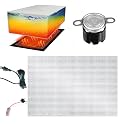 120V AC Heater Pad for RV Holding Tank, W 12" x L 18" with Automatic Thermostat Control, use with Up to 50 Gallons Fresh Water/Grey Water/Black Water Tank