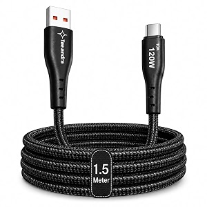 120W Fast Charging USB to Type-C Cable