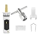 1222/1222B Cartridge Pressure Balancing with 104421 Removal Tool Replacement, Compatible with Moen Posi Temp Single Handle Tub/Shower Faucets Plumbing Repair Kit,Brass