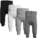 123 Bear Baby Pants, Cotton Spandex Leggings, Boy Girl Unisex