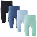 123 Bear Baby Pants, Cotton Spandex Leggings, Boy Girl Unisex