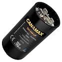 124-149 uf 124/149 MFD 220-250VAC 50/60 Hz AC Electric Round Run Start Capacitor - Universal Fit for AC Motor Run or Fan Start, Cool or Heat Pump Air Conditioner Motor Applications CON-124-110