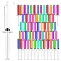125 Pack Jello Shot Syringes with Tip Caps 10ml Reusable Plastic Dispenser