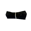 125 x 28 mm Black Perforated Shrink Band for Cosmetic Jars, Plastic Jars, Spice Jars & Canisters [Cap Diameter: 3"] Pack of 1,000