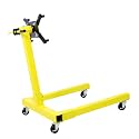 1250 LBS Capacity Engine Stand - 360° Adjustable Mounting Head, 4 Ball-Bearing Swivel Casters, Heavy-Duty Square Steel Frame