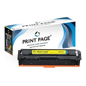 125a toner cartridge compatible for cb542a for color lj printers cp1215 cm1312 mfp cp1515n cp1518n 125a - yellow