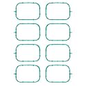 12626354 Engine Intake Manifold Gasket Runner Seals, Compatible with Che vy Cadil lac GM C Vehicles, Fits for 2014-Newer LT Based Engines 5.3L 6.2L LT1 LT2 L83 L86 L84 L87 L82 L8B, 8 PCS
