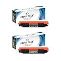 126A Toner Cartridge Compatible for CE310A for Color LJ Printers CP1025, CP1025NW, M175A, M175NW, M275MFP (126A - Black) (Set of 2)