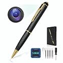 QETATIY 128G Security Camera Pen, 1080P Spy Camera with 300 Minutes Long Battery Life-Mini Pocket Cameras for Home, Office