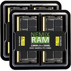 128GB 4X32GB DDR5 5600MHz PC5-44800 2Rx8 1.1V