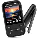 128GB Clip MP3 Player with Bluetooth 5.3, Music Player with FM Radio & Voice Recorder, E-Book, Portable Music Player Running & Workout, Supports up to 512GB, Earphones Included