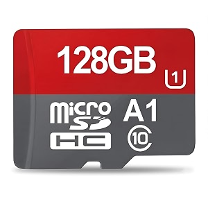128gb memory card a1 app performance uhs-i u1 high-speed storage card for smartphones tablets and action camera