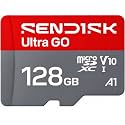 128GB Memory Card, Class 10, A1 App Performance, UHS-I U1 High-Speed Storage Card for Smartphones, Tablets, and Action Cameras