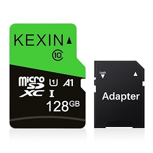 128gb micro sd card with sd adapter microsdxc uhs-i c10 u1 memory card 85mbs read 30mbs write full hd high speed tf card for smartphone tablet dslr camera drone game console 1 pack