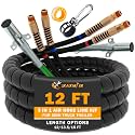 12FT 3-IN-1 Semi Truck Air Lines Kit for Semi Truck Trailer Tractor