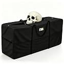 12FT Black Skeleton Storage Bag, Heavy Duty Zipper Tote for Christmas Decor