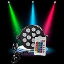 18LED PAR DJ Light Colour Change Mode | Ideal for Wedding Parties | Events | DJ Stage | 20 Cm Dia | DJ Light | Home DJ Lights | Stage DJ Lights | (RGB-18LED)