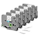 12mm 0.47" 1/2in TZ Label Maker Tape Refill Compatible with Brother TZe-231
